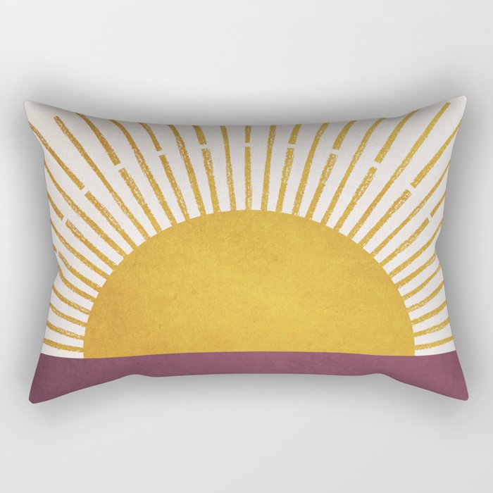 Marsala Sunset Rectangular Pillow Gallery Image 2