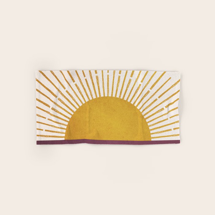 Marsala Sunset Bath Towel Gallery Image 1