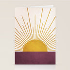 Marsala Sunset Stationery Card Gallery Image 2