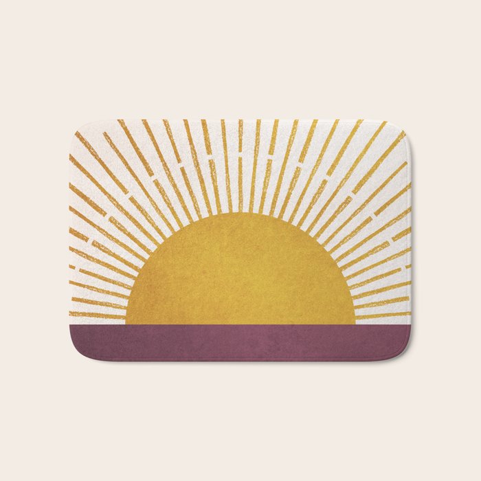 Marsala Sunset Bath Mat Gallery Image 1