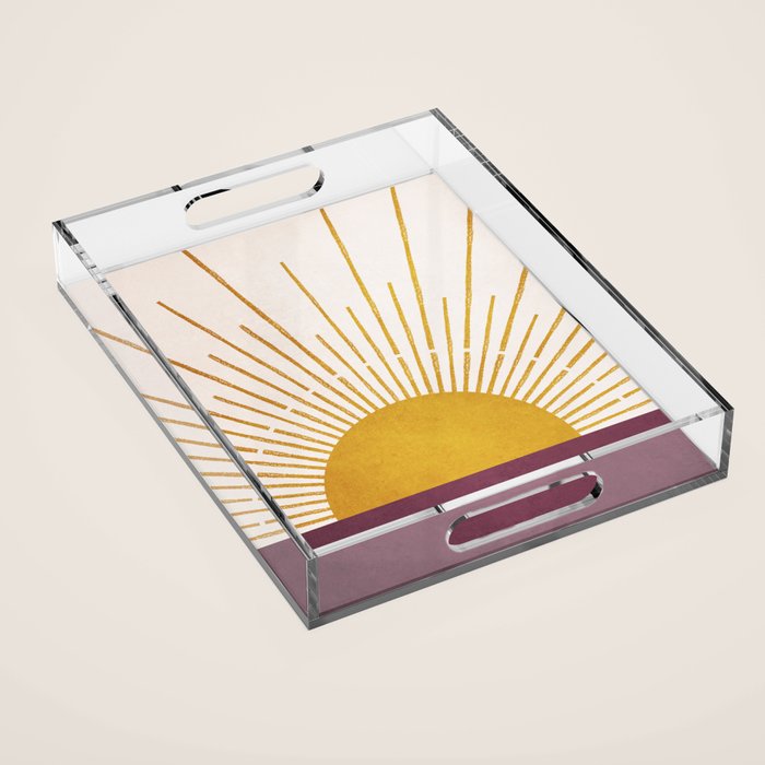 Marsala Sunset Acrylic Tray Gallery Image 1