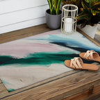 Abstract Oil Painting No. 47 Outdoor Rug Gallery Image 2