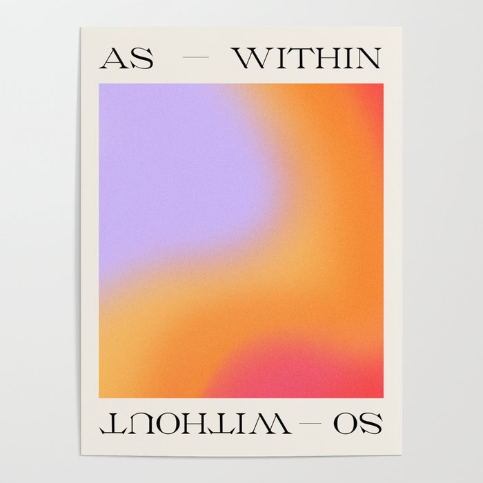 As Within So Without Art Print Poster Gallery Image 4