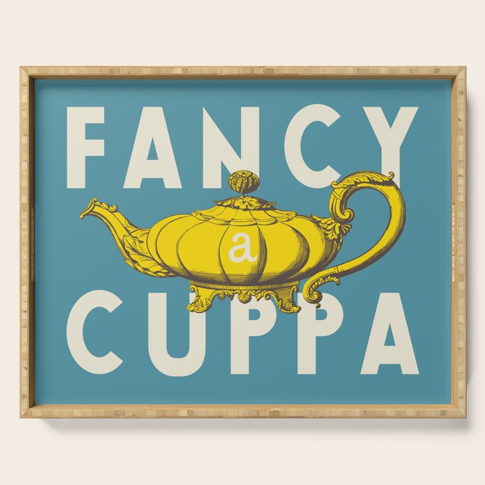 Fancy a Cuppa Serving Tray Gallery Image 1