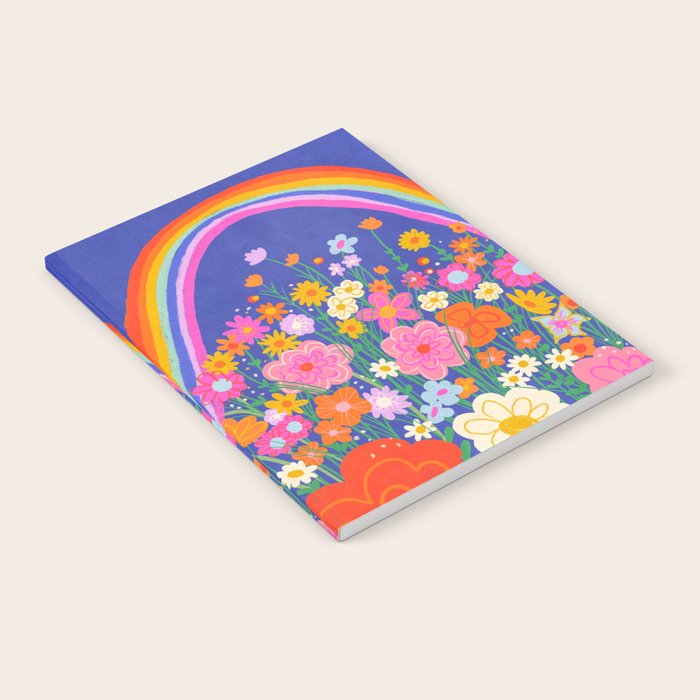 Rainbow meadow Notebook Gallery Image 1
