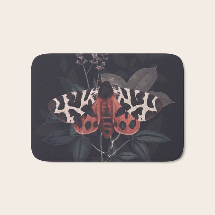 Night Butterfly Bath Mat Gallery Image 1