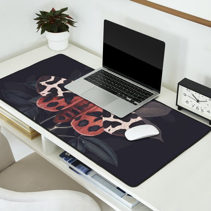 Night Butterfly Desk Mat Gallery Image 2