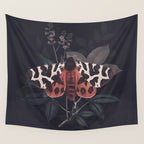 Night Butterfly Wall Tapestry Gallery Image 4