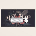Night Butterfly Desk Mat Gallery Image 1