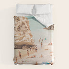 Aerial Beach Print - Ocean (part one of a diptych) Sea Travel photography Duvet Cover Gallery Image 6