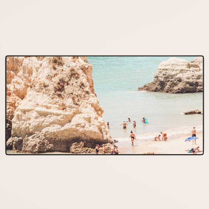 Aerial Beach Print - Ocean (part one of a diptych) Sea Travel photography Desk Mat Gallery Image 3