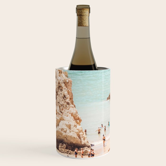 Aerial Beach Print - Ocean (part one of a diptych) Sea Travel photography Wine Chiller Gallery Image 1