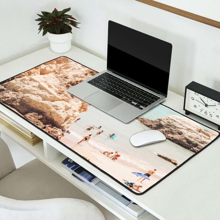 Aerial Beach Print - Ocean (part one of a diptych) Sea Travel photography Desk Mat Gallery Image 2