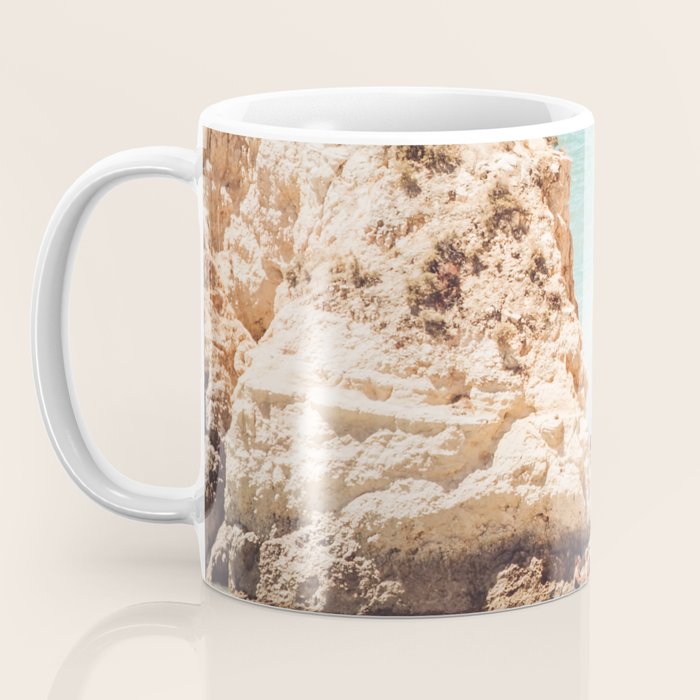Aerial Beach Print - Ocean (part one of a diptych) Sea Travel photography Coffee Mug Gallery Image 3