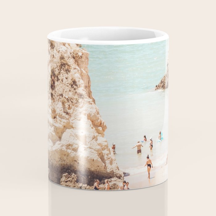 Aerial Beach Print - Ocean (part one of a diptych) Sea Travel photography Coffee Mug Gallery Image 4