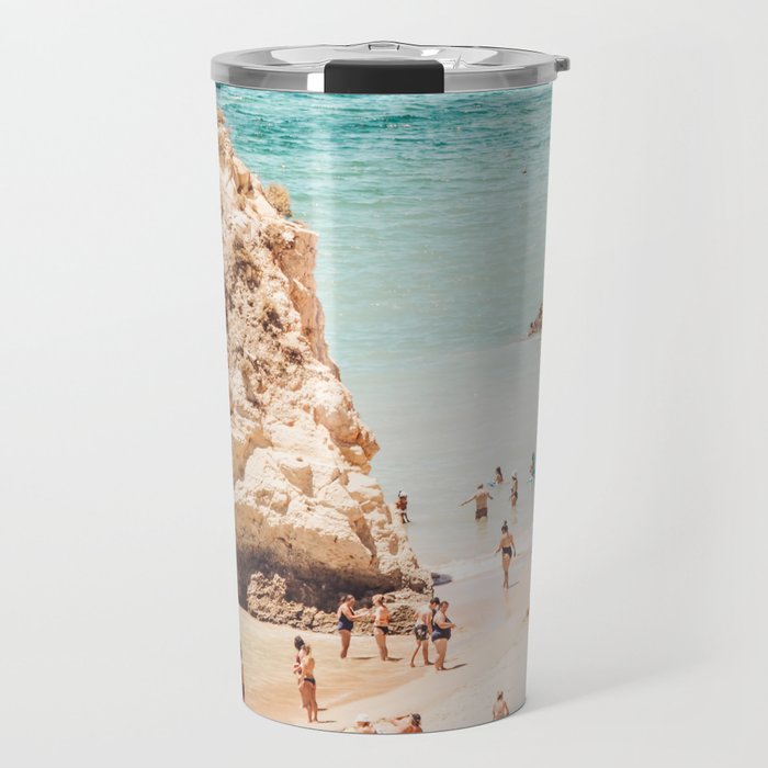 Aerial Beach Print - Ocean (part one of a diptych) Sea Travel photography Travel Mug Gallery Image 1