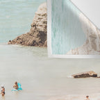 Aerial Beach Print - Ocean (part one of a diptych) Sea Travel photography Wall Tapestry Gallery Image 3