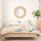 Aerial Beach Print - Ocean (part one of a diptych) Sea Travel photography Duvet Cover Gallery Image 3