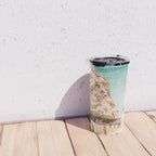Aerial Beach Print - Ocean (part one of a diptych) Sea Travel photography Travel Mug Gallery Image 4