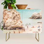 Aerial Beach Print - Ocean (part one of a diptych) Sea Travel photography Credenza Gallery Image 1