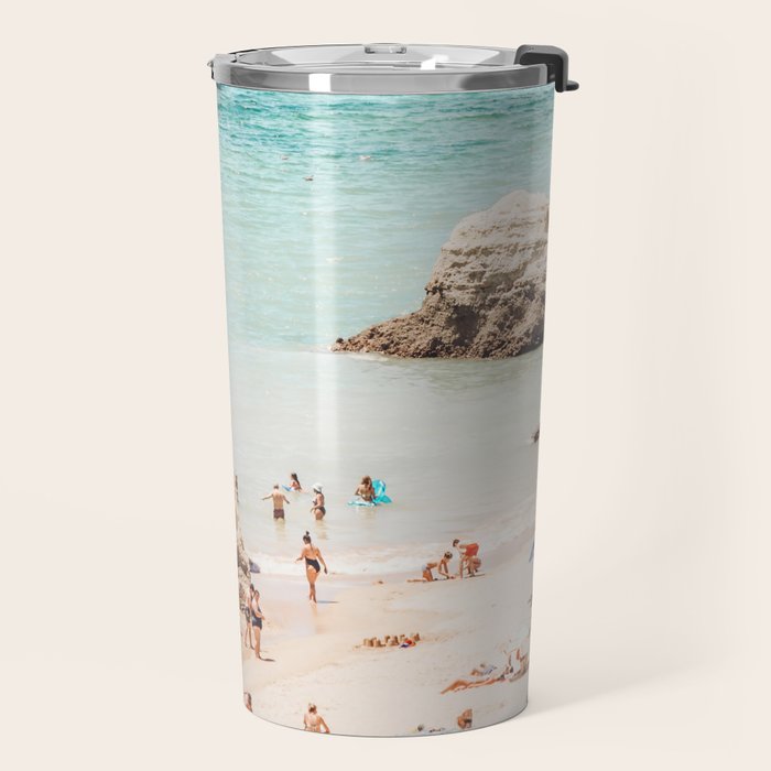 Aerial Beach Print - Ocean (part one of a diptych) Sea Travel photography Travel Mug Gallery Image 2