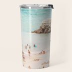 Aerial Beach Print - Ocean (part one of a diptych) Sea Travel photography Travel Mug Gallery Image 2