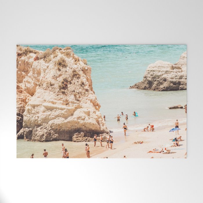 Aerial Beach Print - Ocean (part one of a diptych) Sea Travel photography Welcome Mat Gallery Image 1