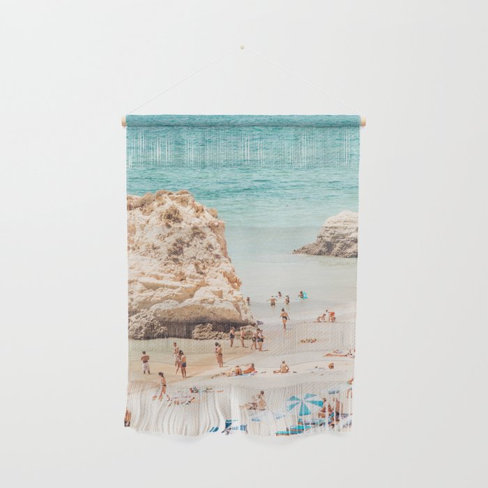 Aerial Beach Print - Ocean (part one of a diptych) Sea Travel photography Wall Hanging Gallery Image 1