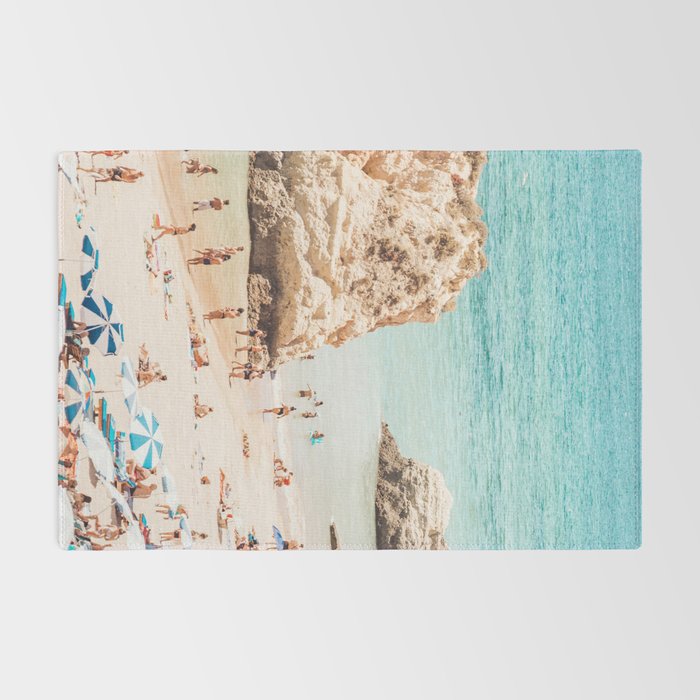Aerial Beach Print - Ocean (part one of a diptych) Sea Travel photography Rug Gallery Image 2