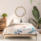 Aerial Beach Print - Ocean (part one of a diptych) Sea Travel photography Comforter Gallery Image 3