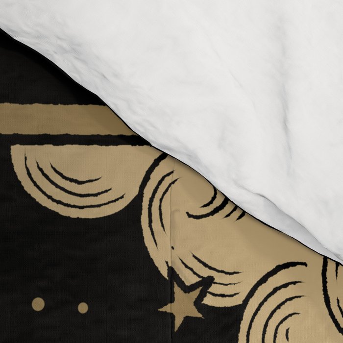 The Full Moon - Dark Background Comforter Gallery Image 4