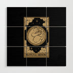 The Full Moon - Dark Background Wood Wall Art Gallery Image 1