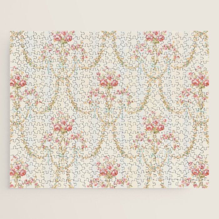 My Paris Apartment Rococo Vintage Wallpaper  Jigsaw Puzzle Gallery Image 1