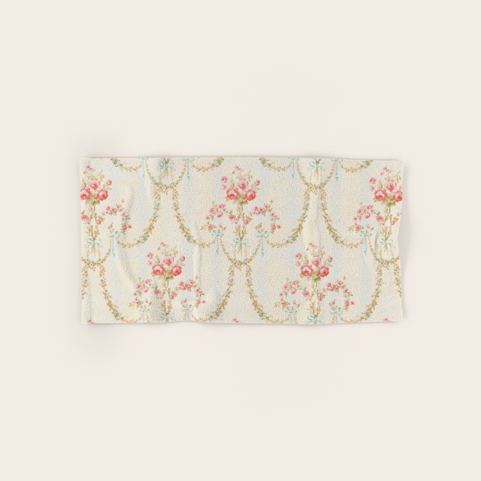 My Paris Apartment Rococo Vintage Wallpaper  Bath Towel Gallery Image 1