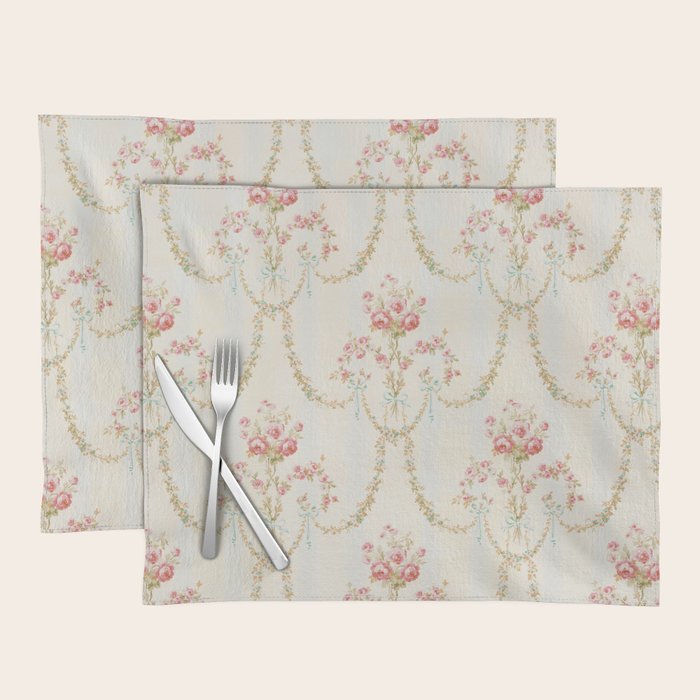 My Paris Apartment Rococo Vintage Wallpaper  Placemat Gallery Image 1