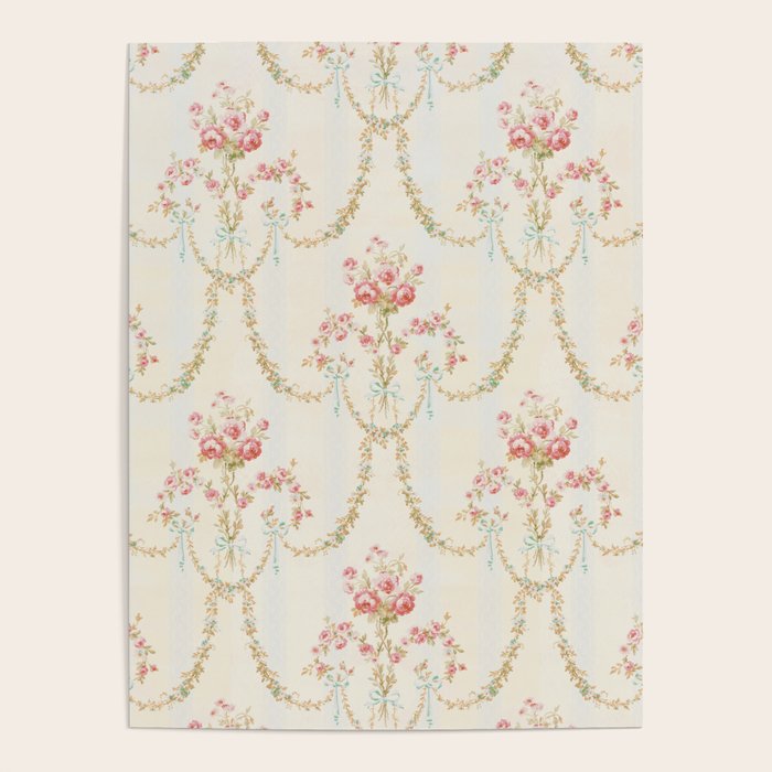 My Paris Apartment Rococo Vintage Wallpaper  Poster Gallery Image 4