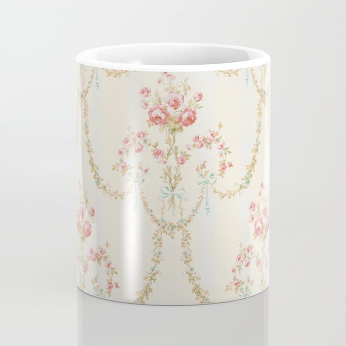 My Paris Apartment Rococo Vintage Wallpaper  Coffee Mug Gallery Image 4