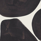 Black & White Minimalist Abstract Shapes Patterns Black Ink Painting Coffee Mug Gallery Image 2