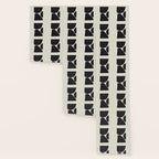 Black & White Minimalist Abstract Shapes Patterns Black Ink Painting Wallpaper Gallery Image 3