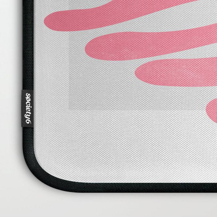 Blue & Pink Leaves: Matisse Series 01 Laptop Sleeve Gallery Image 3