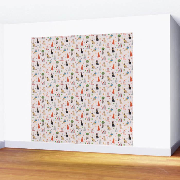 Cat Queens Wall Mural Gallery Image 2