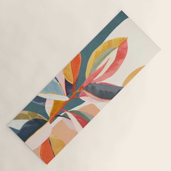 Colorful Branching Out 01 Yoga Mat Gallery Image 1
