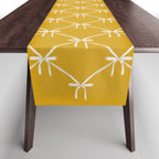 Bows & Ribbons Pattern XX Golden Yellow Table Runner Gallery Image 1