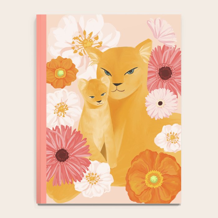 Mother Lion and cub II Notebook Gallery Image 4