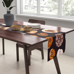 Shy ball pythons - dark Table Runner Gallery Image 2