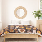 Shy ball pythons - dark Duvet Cover Gallery Image 3