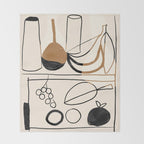 Minimalist Still Life 12 Throw Blanket Gallery Image 2