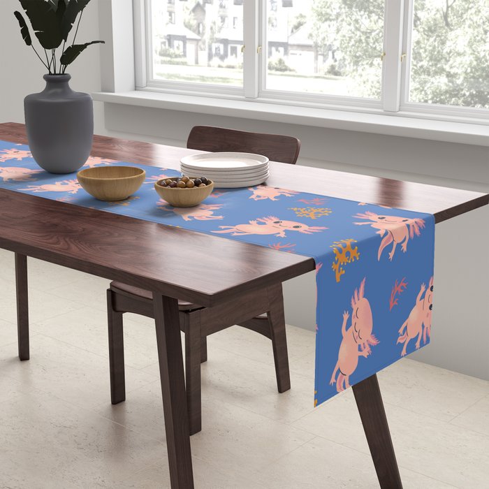 Baby Axolotl Table Runner Gallery Image 2