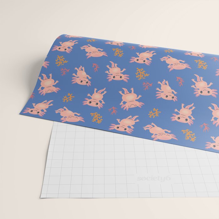 Baby Axolotl Wrapping Paper Gallery Image 2