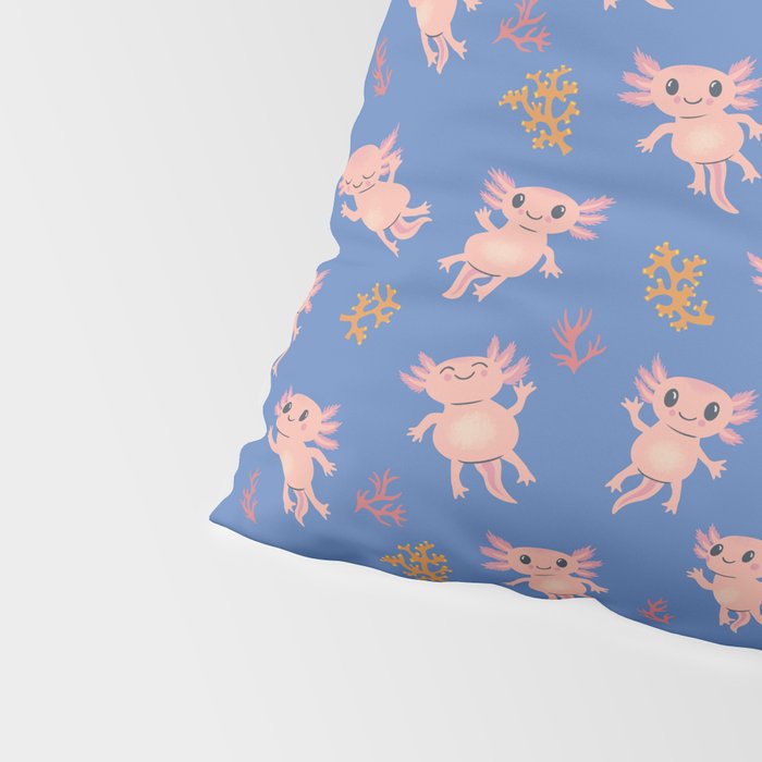 Baby Axolotl Pillow Sham Gallery Image 4